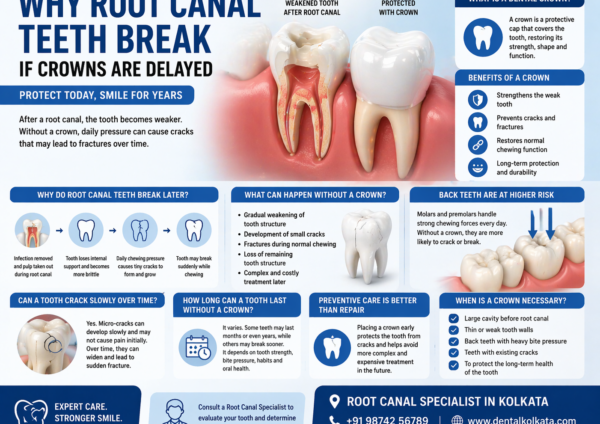 Root canal and crown benefits